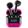 Cellularline Auricolari TWS con Display LED - Rosa