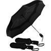 Repel Umbrella Repel Ombrello Pieghevole Antivento - Facile Apertura Automatica - Ombrello Pioggia Compatto e Durevole, Struttura in Fibra di Vetro Resistente, Cupola Impermeabile - Adatto a uno Zaino o a una Borsa