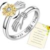 Wonvin Collection Anelli D'abbraccio in Argento 925 per le Donne