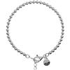 MILOR - Bracciale Donna Argento con Ciondolo; Bracciale Ragazza con Sfere Lucide; Regalo Compleanni, Anniversari, Festa Donna, Festa Mamma