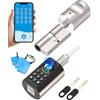 WE.LOCK WELOCK ToucA71 Serratura Smart Porta Blindata,Serratura Impronta Digitale con Password,Carta RFID,APP e WiFi,serratura porta blindata Facile Installazione,Cilindro per porte da 60-90mm,Smart Lock IP65