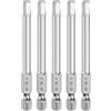 QUARKZMAN 5pz Punte per Cacciavite Chiave Esagonale 5mm (H5) Metrico 1/4 Attacco Esagonali 75mm (3) Punta Magnetica Lunghe Acciaio S2 Punta per Trapano Piatta Grado Industriale per Viti