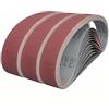 FEIHU 10 pezzi Nastri abrasivi 40 x 760 mm. Per la lucidatura di metallo, legno.levigatrice a nastro Grana 120