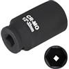 MIGUBIGU 1/2 Chiave Bussola 32mm a 6 Punto, Set di Bussole a Impatto, Bussola Poligonali a 6 Punto, Set di Dadi Multidenti in Acciaio Cromo Vanadio