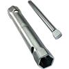 Aerzetix - Chiave a tubo diritta 14x15mm 6 lati con mandrino rigido/tornello a serraggio rimovibile - Monoblocco - Chiave tubolare stappatura doppia estremità - Rubinetto - in acciaio CR-V - C45640