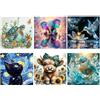 Fokenzary Set di Pittura con Diamanti Fokenzary per Adulti 6 Pezzi 5D Piccoli Uccelli Animali Arte con Diamanti Fai da Te Completo Adatto per Principianti