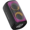 N-Gear Let's Go Party Juke 101 cassa party portatile da 300 W con 2×10″ woofer, luci LED, Bluetooth, USB/microSD/AUX, batteria 6 h, microfono wireless, funzione karaoke e ruote