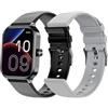 SPC Smartee Duo 3 - Smartwatch con display AMOLED da 1,93 | Chiamate Bluetooth | Batteria fino a 7 giorni di durata | 100 sport | IP68 | Controllo tramite app Smart You | 2 cinturini nero e grigio