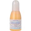 Tsukineko 20 CC Brilliance Pigment Inker, re-Ink Brilliance Inkpads And Dew Drops, Giallo Girasole