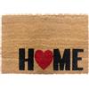 Relaxdays Zerbino in Cocco, Home, 60x40 cm, Antiscivolo, Resistente, zerbino per Interni ed Esterni, Multicolore