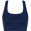 sloggi Donna Zero Feel 2.0 Racer Top, Navy Blue, S