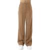 JOPHY & CO. Pantalone Donna a Zampa Larga (cod. 6554) (XL, Sabbia)