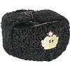 CUCUBA RUSSIAN STORE Colbacco di Montone/Astrakan Colore Nero Originale Russia. Idea Regalo. Taglia XXL (EU)