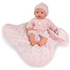 ANTONIO JUAN AJ14365 BAMBOLA TUTINA ROSA E COPERTA CM.37