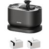 PETLIBRO Fontana per gatti senza fili con sensore di movimento, facile pulizia, n°1 Dockstream per gatti, senza fili, con batteria da 5000 mAh, 23 dB ultraleggera, senza BPA, 2 pompe