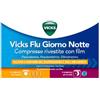 Vicks - Flu Giorno Notte Confezione 12+4 Compresse