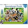 Ravensburger - Puzzle Selfie selvaggio, 300 Pezzi XXL - Puzzle Bambini 9 Anni, Giochi Educativi e Divertenti, Idee Regalo