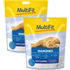 Multifit Diamonds Lettiera Assorbente KIT RISPARMIO 2X15L