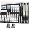 Four Candies Set di 27 matite meccaniche artistiche con custodia, 4 matite da disegno in metallo da 0,3, 0,5, 0,7, 0,9 mm e 2 supporti per mine da 2 mm (colore HB 2H 2B 4B) con 552 mine in grafite per