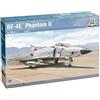 Italeri 2818 RF-4E Phantom II, Scala 1:48, Plastic Model Kit, Modello in Plastica da Montare, Modellismo