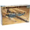 Trumpeter 02290 - Caccia Tedesco Messerschmitt BF 109E-4 tropicalizzato con filtri d'Aria