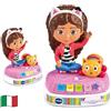 VTech Racconta Storie Luminoso di Gabby, Giocattolo Interattivo Raccontastorie con Suoni, Cuscigatta Utilizzabile come Luce Notturna, 4 Bottoni Interattivi, Lingua Italiana, Batterie Incluse, 3-7 Anni