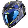 SCORPION Casco EXO-491 ZUMO Nero Blu Giallo Neon SCORPION