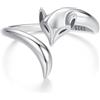 Kerraom Fox Regolabile Anello di Apertura Personalizzato S925 Argento Delle Donne Dolce Pet Regalo Ragazza