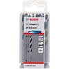 Bosch Accessories 2608577213 HSS PointTeQ (4,5 x 47 x 80 mm) - Set da 10 Pezzi di Punte Elicoidali per Trapano per Metallo, Acciaio, Fusione o Plastica, Grigio (Argento), Ø 4.5 mm