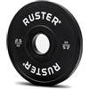 Ruster Disco olimpico frazionario Ruster Nero - 2.5kg