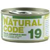Natural Code Pollo Asparagi e Riso per Gatti 85gr - 85 g, 6 pezzi