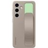 Samsung Standing Grip Case cover con cinturino e funzione cavalletto per Galaxy S24, Taupe
