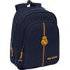 safta Real Madrid, 24/25, zaino scolastico, ideale per bambini di diverse età, comodo e versatile, qualità e resistenza, 27 x 10 x 33 cm, colore blu marino, Blu navy, Estándar, Casual