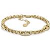 Emporio Armani Bracciale da donna in acciaio inossidabile o ottone con chiusura a moschettone tono oro