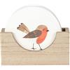 Something Different WR_35431 Set sottobicchieri, legno