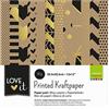 Vaessen creative Love it Collection Paper Pad 24 fogli, multicolore, 12 x 30,5 cm
