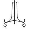 Tincogo Supporto espositore in ferro per foto, cavalletto in ferro nero, espositore per cornici, libri di cucina, piatti decorativi, tablet e arte, 14,5 cm (confezione da 2)