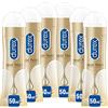 Durex Gel Real Feel 50ml x6, Gel Lubrificante Sessuale Intimo a Lunga Durata, A base Siliconica, 300 ml Maxi formato