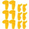 Generic 6 Paia Supporto per Macchina per Pneumatici Smontaggio Teste di Anatra in Plastica Inserti Protezione per Cerchioni per Smontagomme Strumenti di Riparazione Pneumatici Protezione