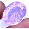 Rosa Naturale Welo Opale 22.60 CT Ovale Certificato Non Scaldato Raro Best Loose