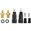 Jagwire Adattatori PRO Quick-Fit per Tubi Idraulici Avid Code SRAM Level T, Level, Guide RE; Avid Code, Code 5, Elixir 1, 3, Juicy 3, DB3, DB1