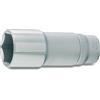 Hazet 880Lg-15 Inserto per Chiave a Bussola Esagonale, Argento, Attacco Quadro, Cavo, 10 mm 3/8 di Pollice