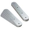 OMIDEAS 10 x Piastre di giunzione per riparazione ( 120 x 25 x 2 ) Connettore di fissaggio per mobili in legno, Zincato Argento