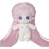 niannyyhouse Bambola di Peluche da 20 cm, con Capelli Lunghi, umanoide, Corpo Imbottito, Senza attributo, 20,3 cm, Abbigliamento Normale indossabile, Regali (a-41 con Scheletro)
