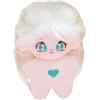 niannyyhouse Bambola di peluche da 10 cm, corpo stellato, senza attributo, vestito indossabile (a1)
