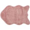 Gözze - Tappeto Morbido ed Elegante in Finta Pelle, 100% Poliestere, 80 x 120 cm - Rosa antico