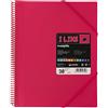 Grafoplás Maxiplás I Like - Cartelline con rilegatura a spirale, 30 buste, colore: fucsia