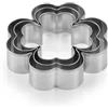 Birkmann 1010713510 - Stampo per biscotti a forma di numero 4, 6 cm, in plastica, 5 x 3 x 2 cm