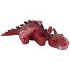 Top Collection Top Collezione Miniature Fairy Garden e terrario Sleeping Mini Statua del Drago, Rosso