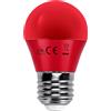 Aigostar Lampadina Led E27 G45 a sfera 4W Rossa Aigostar